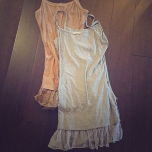 Grey and tan slips from anthropology